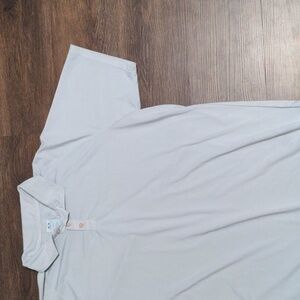 Oakley Mens Size 2XL Light Gray Hydrolix Breathable Polo Shirt